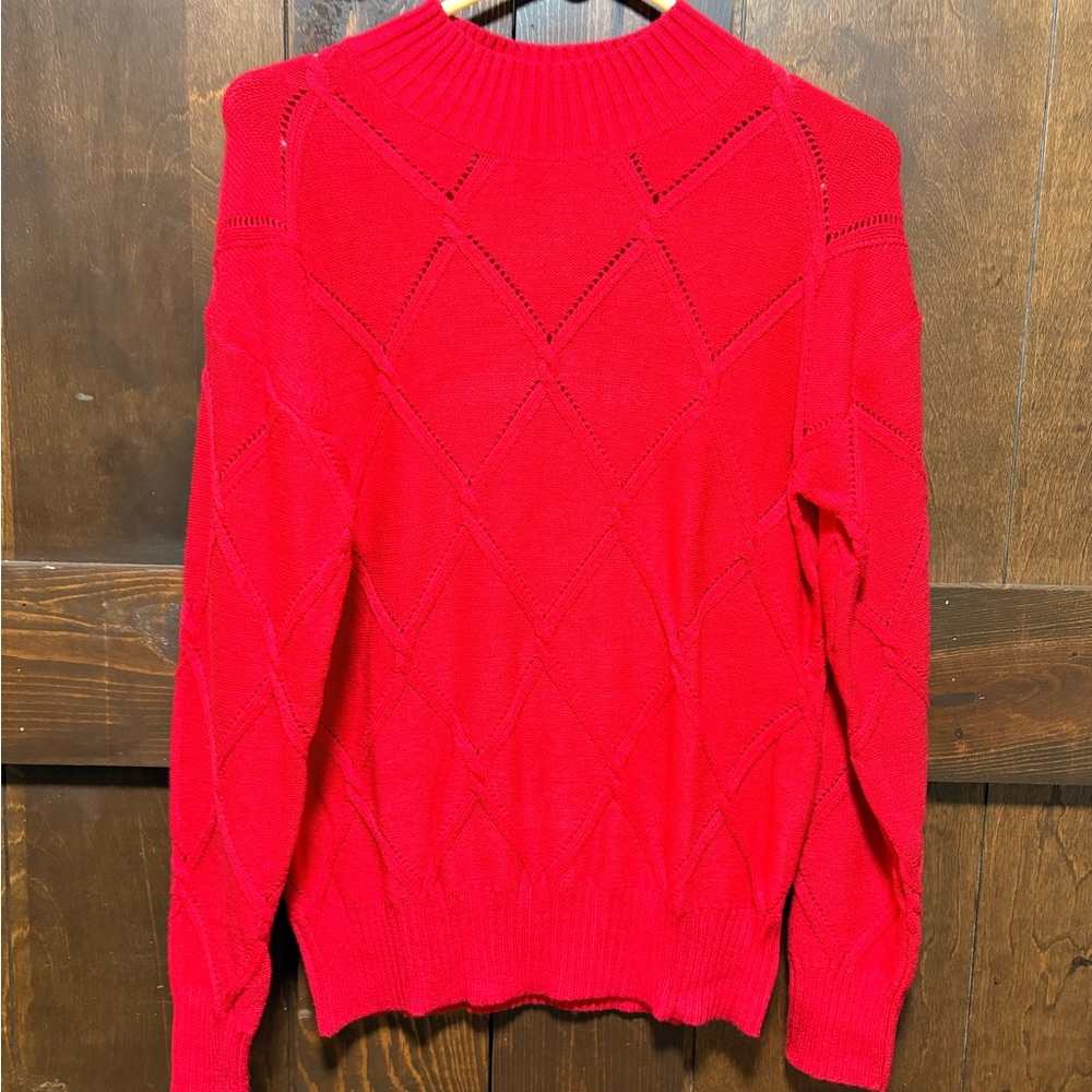 Old Navy Red Crewneck Sweater